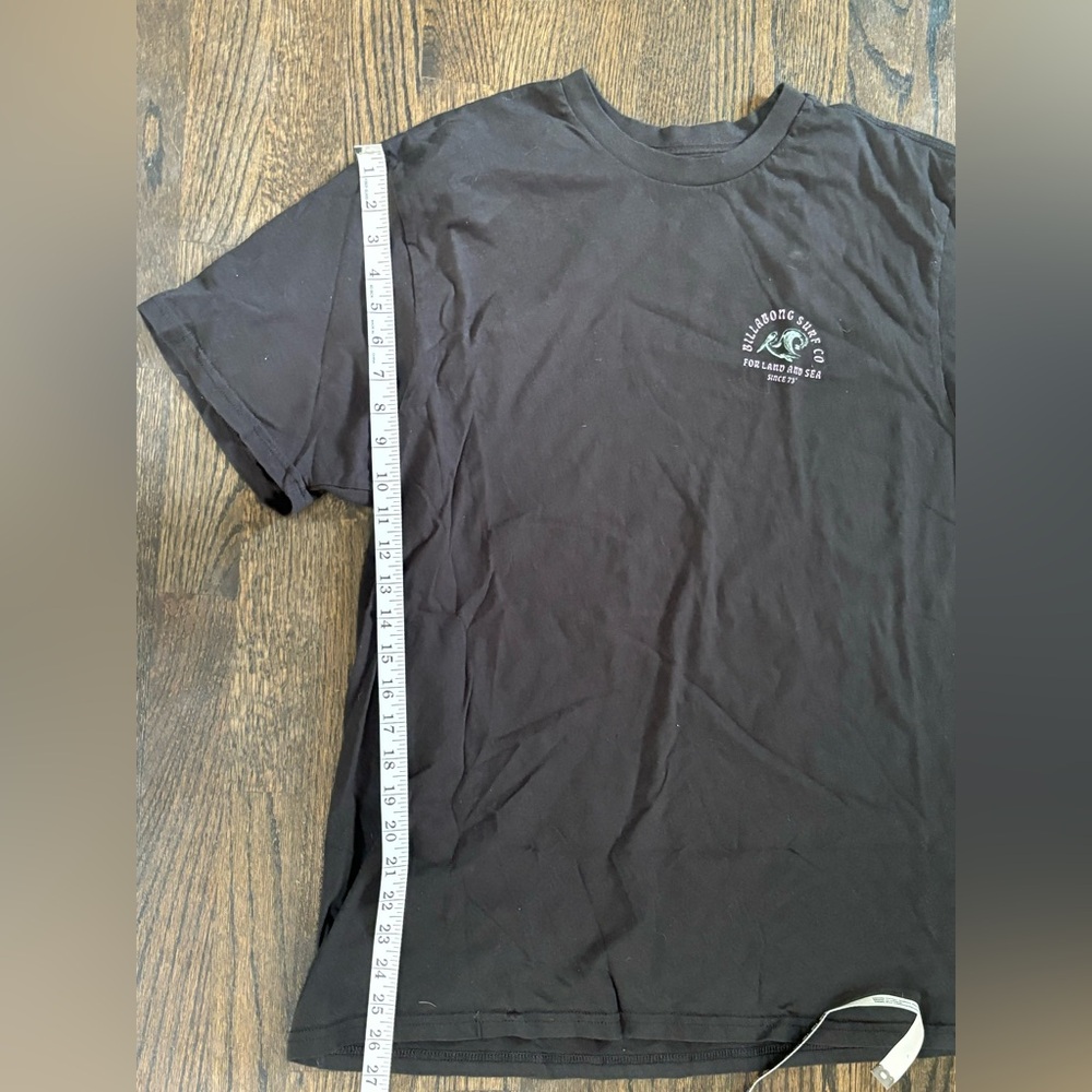 Billabong Black Short Sleeve Tee XL - Picture 2 of 8